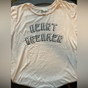 Women’s Pink Forever 21 Tee Size Large, worn once